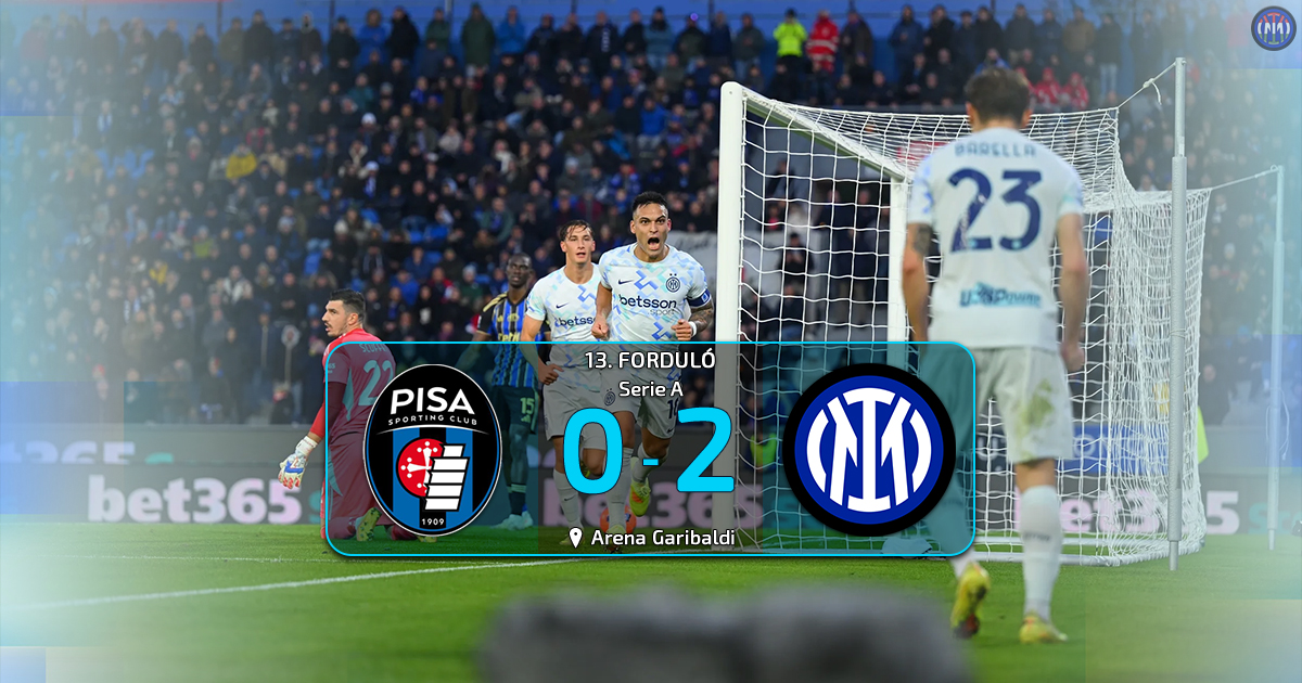 Lautaro tudott duplázni a második félidőben, így tudott zárkózni a tabellán Chivu csapata.