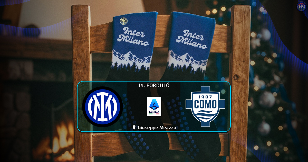 Miklós-napon az idén eddig remeklő Como mérkőzik meg a Nerazzurrival a Meazzában.